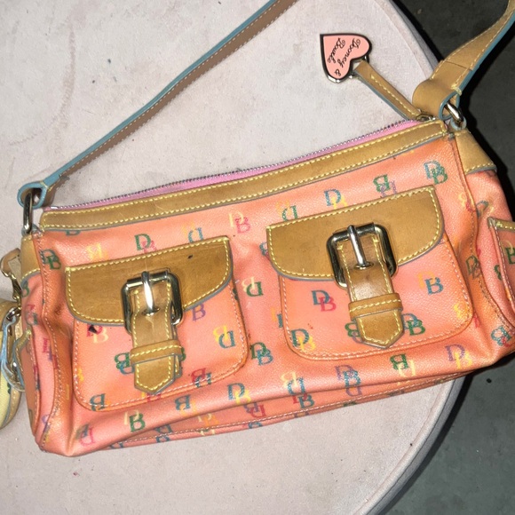 Dooney & Bourke Orange and Yellow Shoulder Bag Set - Picture 3 of 7